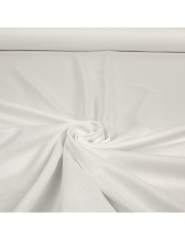 Tissu viscose uni blanc 145 cm