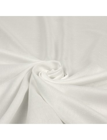 Tissu viscose uni blanc 145 cm