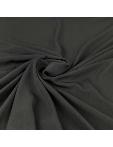 Tissu aspect mousseline noir