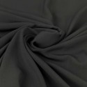 Tissu aspect mousseline noir Tissu aspect mousseline noir