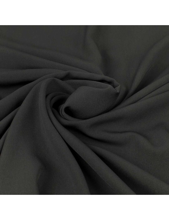 Tissu aspect mousseline noir