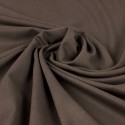 Tissu toile polyester/viscose chocolat
