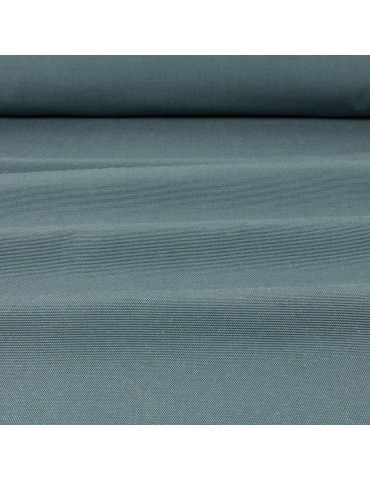 Toile unie coton/polyester bleu gris