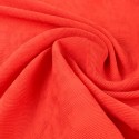 Tissu viscose/nylon plissé corail
