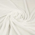 Tissu crêpe gauffré uni ivoire Tissu crêpe gauffré uni ivoire