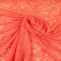 Tissu résille doré/orange