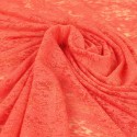 Tissu résille doré/orange