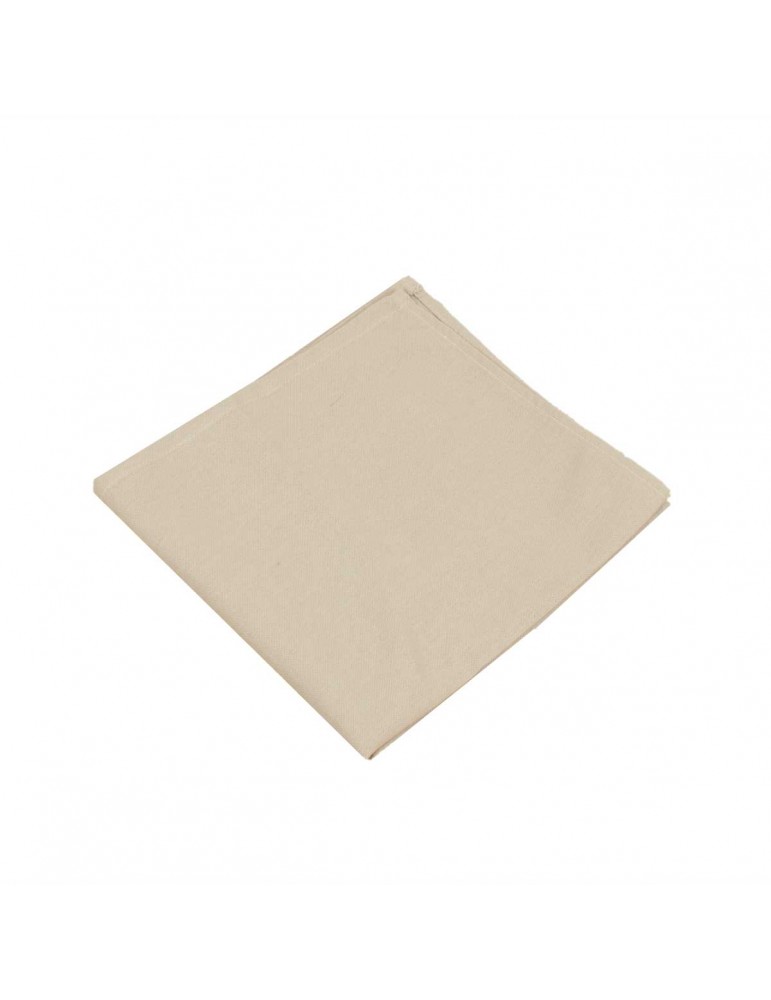 Serviette de table 44 x 44 cm taupe