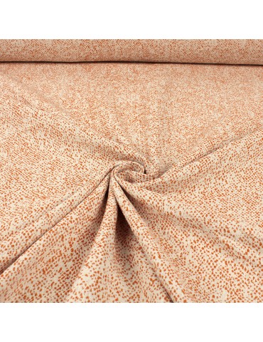 Tissu jacquard multi point orange