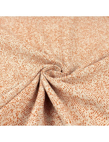 Tissu jacquard multi point orange