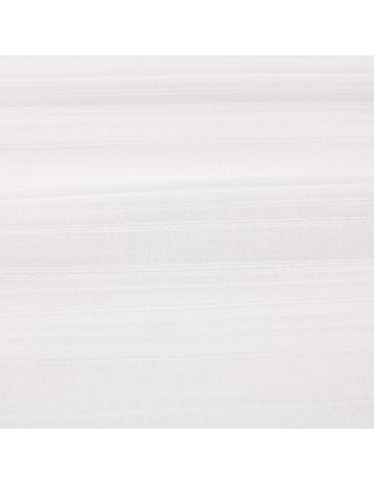 Toile d'habillement cordonet blanche