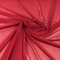 Tissu résille maille uni rouge Tissu résille maille uni rouge
