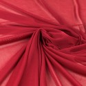 Tissu résille maille uni rouge Tissu résille maille uni rouge