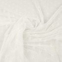 Tissu résille étoiles blanc Tissu résille étoiles blanc