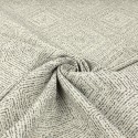 Tissu jacquard chevrons gris