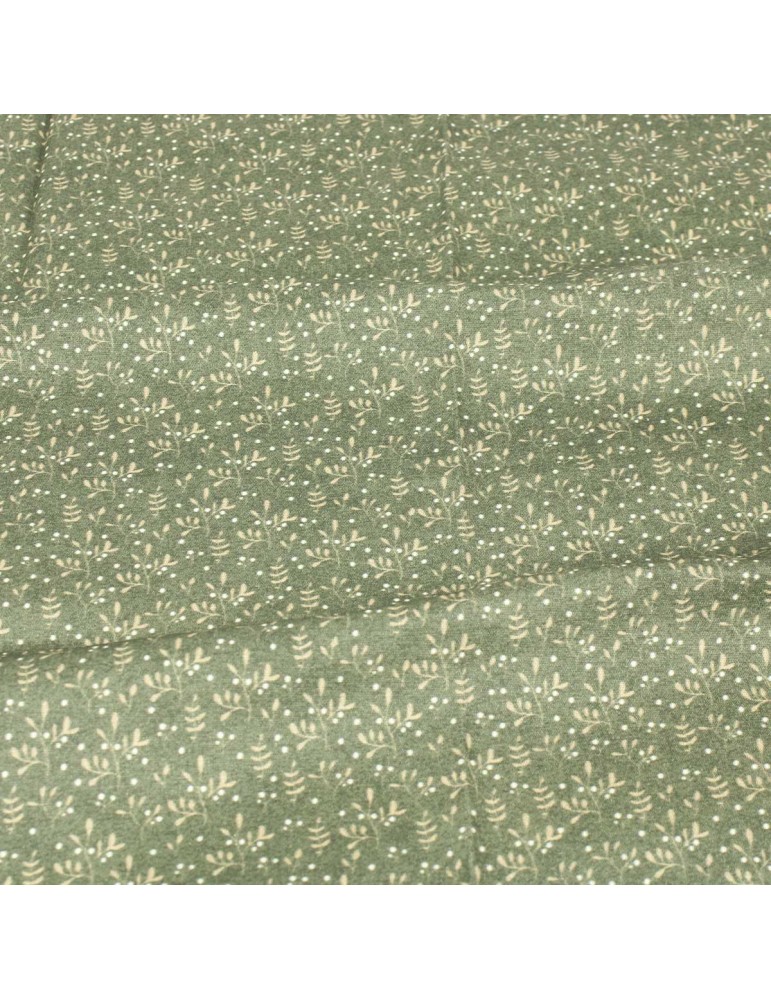 Coupon patchwork coton végétal 45 x 48 cm Coupon patchwork coton végétal 45 x 48 cm