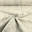 Tissu jacquard rectangles gris Tissu jacquard rectangles gris