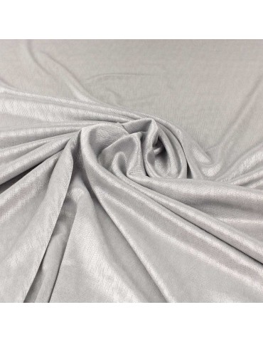 Tissu jersey argent