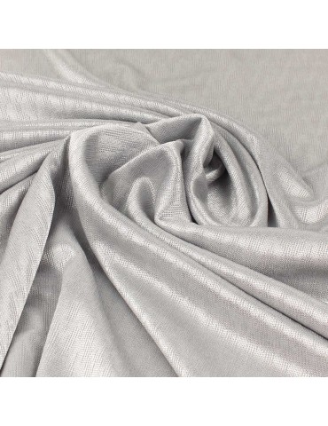 Tissu jersey argent
