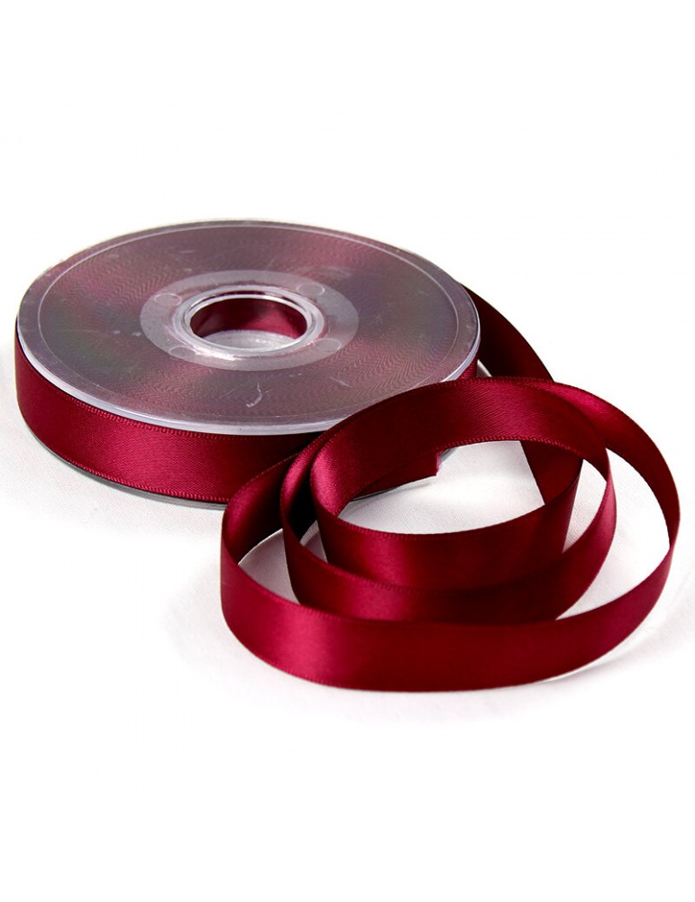Satin double face 15 mm marron Satin double face 15 mm marron