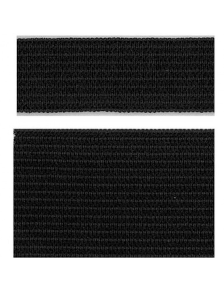 Elastique maille 11 mm noir Elastique maille 11 mm noir