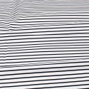 Coupon coton rayure blanc 50 x 140 cm
