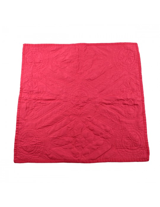 Set 2 housses coussins 50 x 50 cm fuchsia