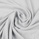 Tissu crêpe uni gris clair Tissu crêpe uni gris clair