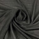 Tissu polyester argenté/noir Tissu polyester argenté/noir