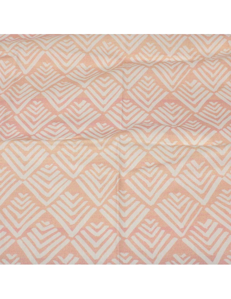 Coupon patchwork géométrique rose 45 x 50 cm Coupon patchwork géométrique rose 45 x 50 cm