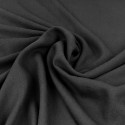 Toile d'habillement transparente noire