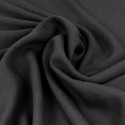 Toile d'habillement transparente noire
