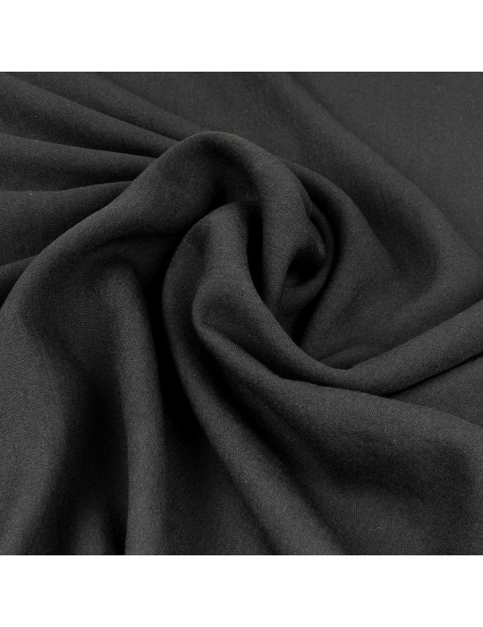 Toile d'habillement transparente noire