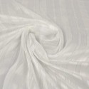 Tissu polyester argenté/blanc Tissu polyester argenté/blanc
