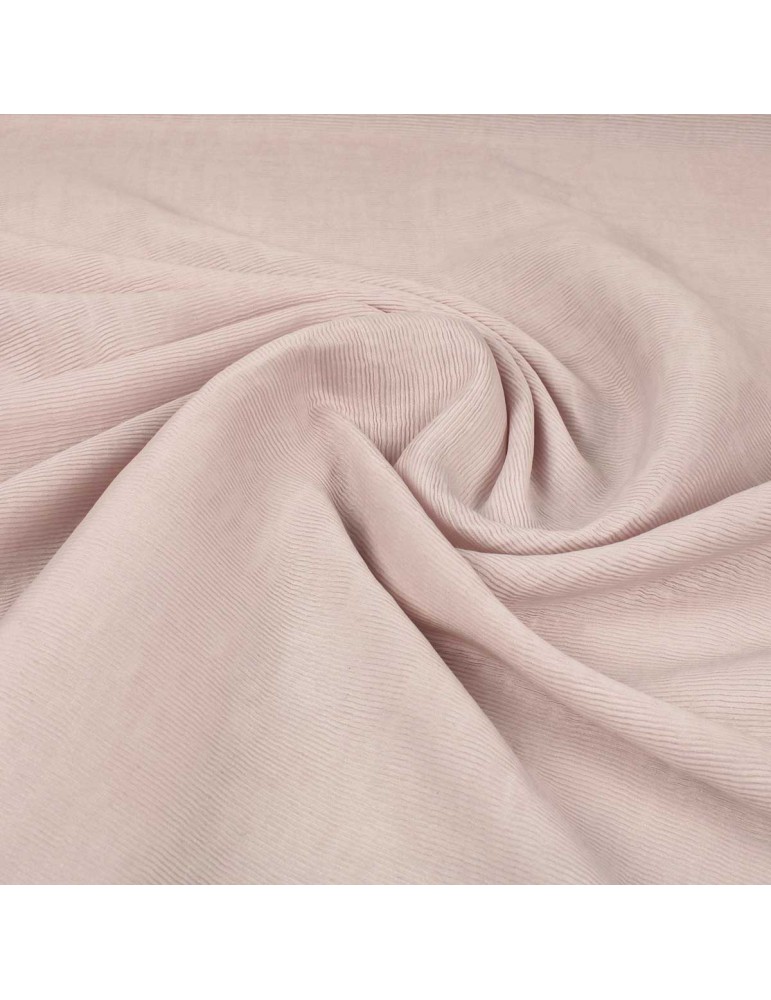 Tissu viscose/nylon plissé poudre