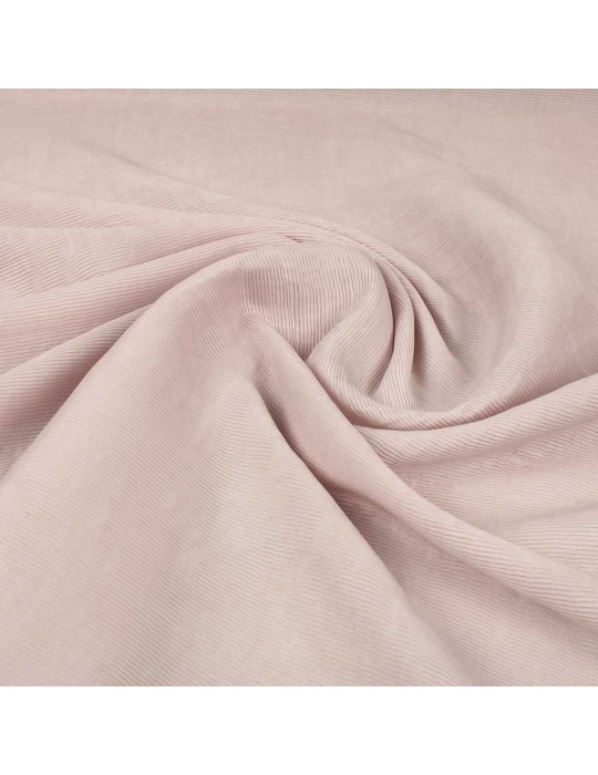 Tissu viscose/nylon plissé poudre