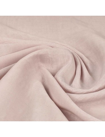 Tissu viscose/nylon plissé poudre
