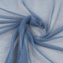 Tissu résille à mini pois indigo Tissu résille à mini pois indigo