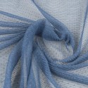 Tissu résille à mini pois indigo Tissu résille à mini pois indigo