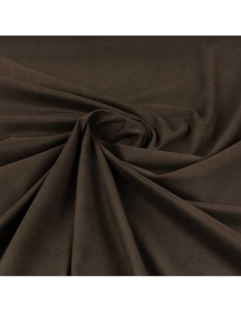Tissu tricotine chocolat Tissu tricotine chocolat