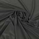 Tissu jersey fin uni noir