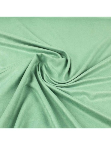Tissu suédine uni vert
