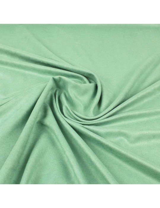 Tissu suédine uni vert