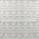 Voilage modulable papillons blanc 90 cm