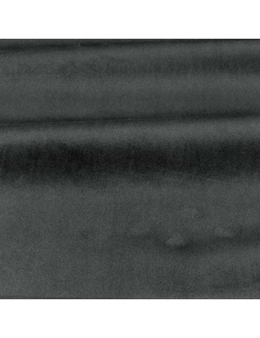 Tissu velours polaire uni noir