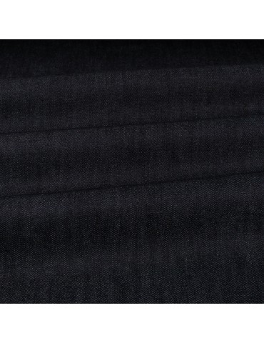 Coupon jean coton/élasthanne 150 x 150 cm bleu