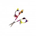 Ciseaux de broderie fantaisie 9 cm chat violet Ciseaux de broderie fantaisie 9 cm chat violet