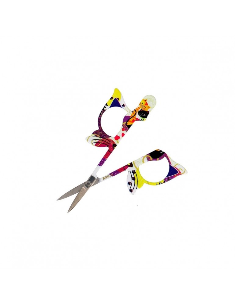 Ciseaux de broderie fantaisie 9 cm chat violet Ciseaux de broderie fantaisie 9 cm chat violet
