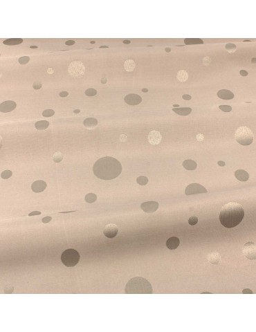Tissus d'ameublement antitaches à pois taupe