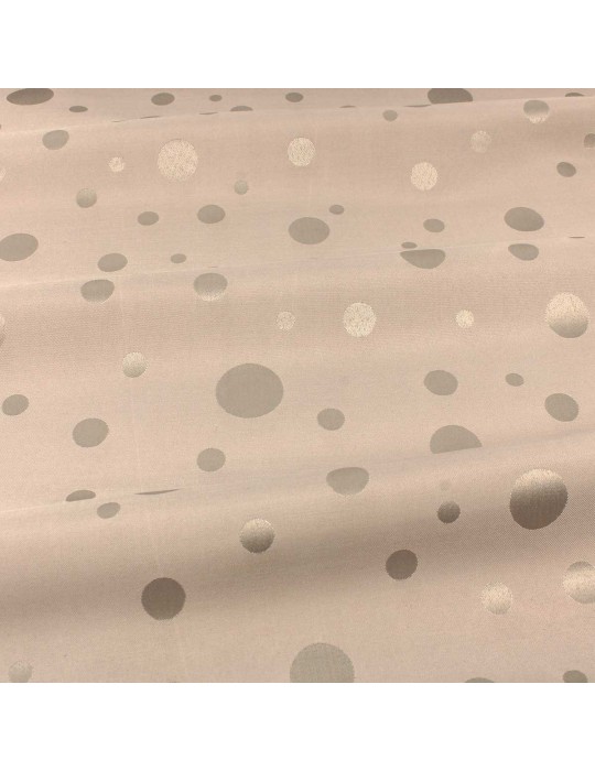 Tissus d'ameublement antitaches à pois taupe